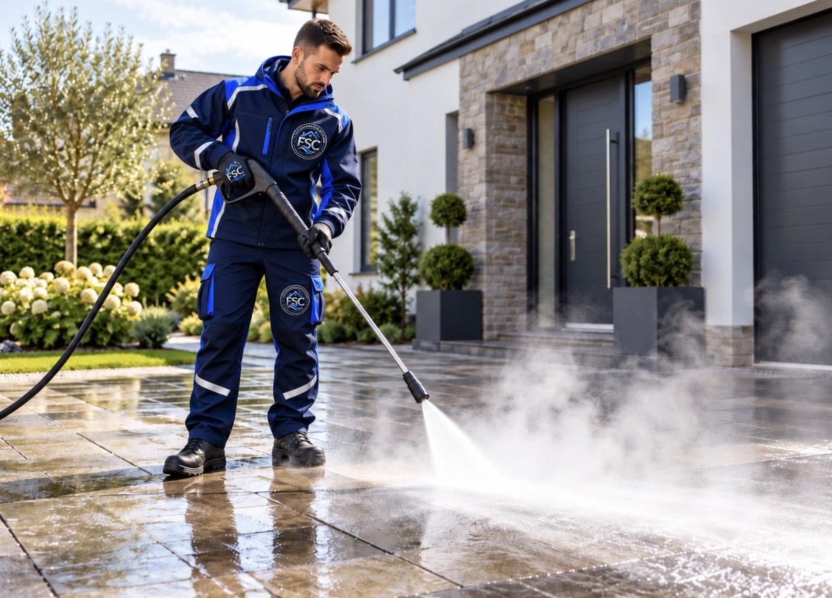 Steam Pressure Washing by Fresh Sparkle Cleanz